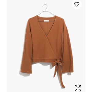 Madewell Texture and Thread Wrap Top XS
